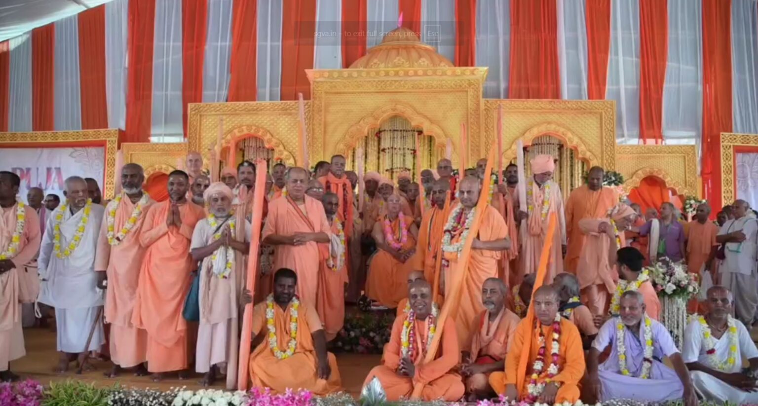SGVA members with Jayapataka Swami